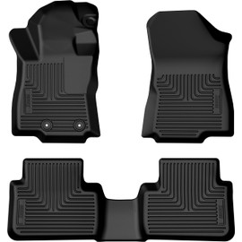 Husky Liners Weatherbeater Floor Mats | Fits 2025 Subaru Forester | Front & Rear, 3-pc Black - 95381
