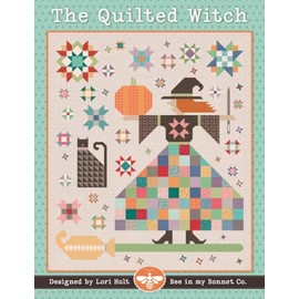 Riley Blake It's Sew Emma The Quilted Witch Quilt Pattern by Lori Holt of Bee in My Bonnet, Perfect for Quilting, DIY Crafting, and Home Decor