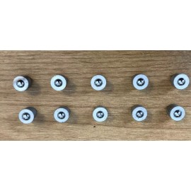 Gits Manufacturing (10 Pcs) Oil Hole Covers and Cup Style GB Ball Oiler 5/16 DIAMETER (Aluminum)