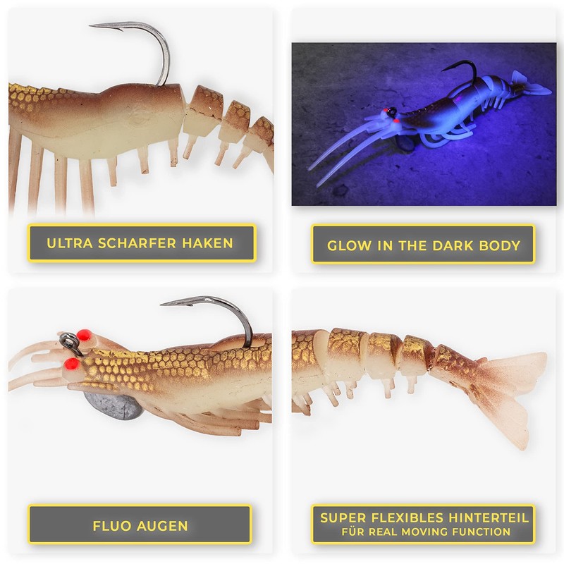 FISHN® GRUMPYcrab 12.5cm, 13.7gr, 2 pieces - Ultra realistic artificial