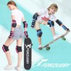Forzueby Adult/Kids Knee Pads Elbow Pads Wrist Guards 6 in