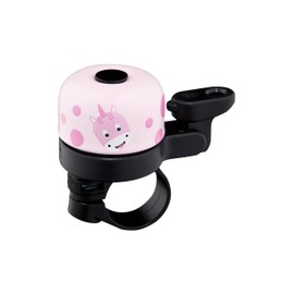 Affenzahn Bell with Cute Animal Motifs for Bicycle and Balance Bike for Girls and Boys Unicorn - Pink