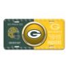 FANMATS 43258 Green Bay Packers Embossed Metal License Plate