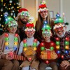 6PCS Christmas Accessories, Light Up Christmas Necklace Headband Glasses Set,