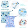 Pack of 2 Nappy Bags, Large Capacity Baby Wet Dry