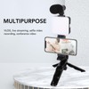 Smartphone Video Microphone Kit, LED Light Tripod Vlogging Kit with