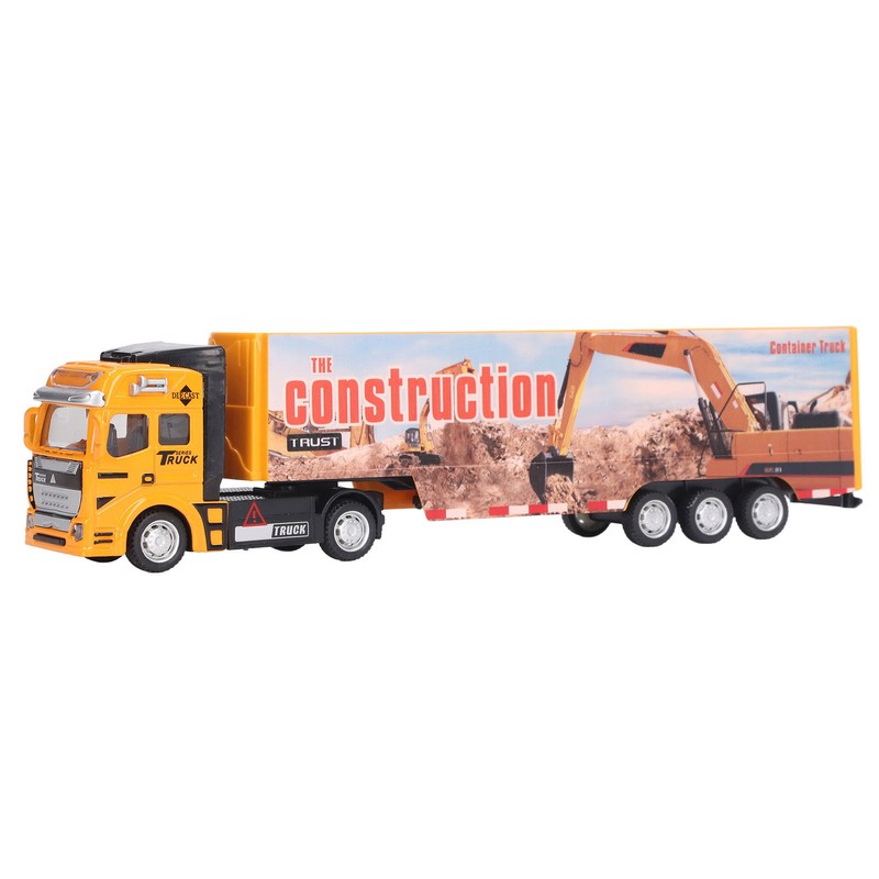 Transport Cart Toy Educational Simulation Alloy Plastic Pull Back Carrier