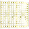 WhisperDream Acrylic Sewing Ruler - 3 Pack Yellow Quilting Rulers