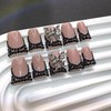 10 Pcs Handmade Press on Nails Medium Square Fake Nails