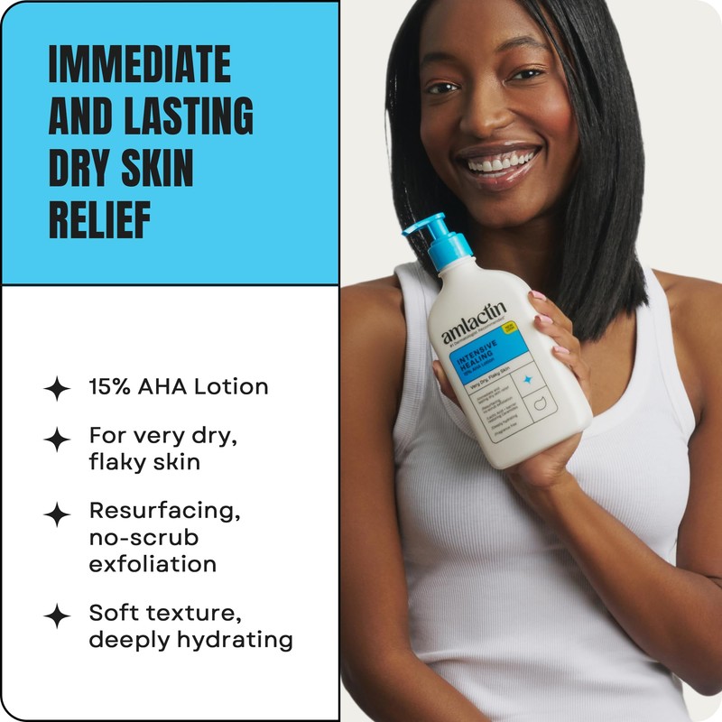 AmLactin Intensive Healing Body Lotion - Therapeutic Lotion for Extremely