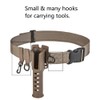 SEIWEI Fishing Rod Pole Holder Belt, Adjustable Waist Wading Belt,