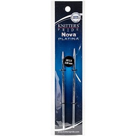 Knitter's Pride 518711-Nova Platina Interchangeable Needles, Size 2.5/3mm