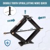 6500 Lbs 2Pcs Scissor Jacks Set Leveling RV Trailer Camper