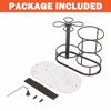 HarJue Toothbrush Holder Stand for Bathroom, Metal Toothbrush Organizer with