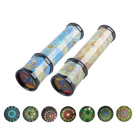 kuaetily Kaleidoscope, Pack of 2, Classic Adjustable Kaleidoscope, Educational Toy for Children's Party