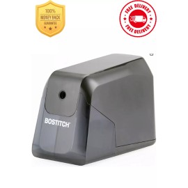 Bostitch Office Battery Pencil Sharpener, 4X Longer Cutter Life, Tip Saver Techn