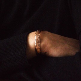 Nepalese Handcarved Copper Bracelet Adjustable Pure Copper Bohemian Cuff Unisex Himalayan Tibetan Jewellery for men and women