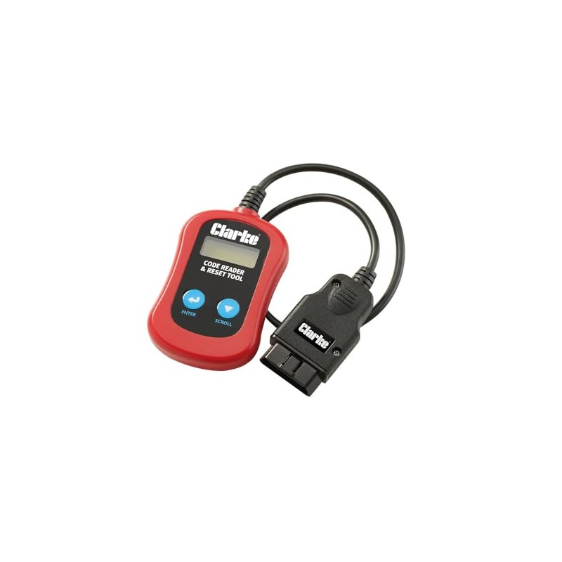 Clarke COBDII-E Car Diagnostic Scanner, OBD2 Code Reader and Reset