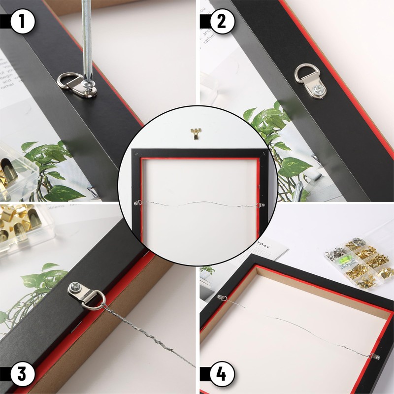 Mr. Pen- Picture Hanging Kit, 276 Pcs, Hangers, Nails, Hooks,