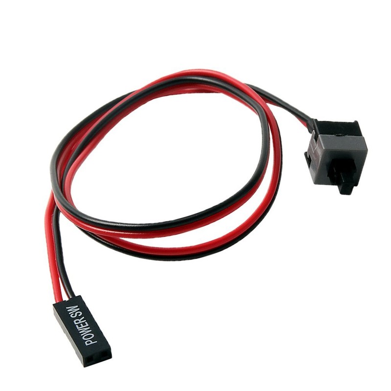 zalati Power Supply Switch Cable Power on/Off Push Button Connector