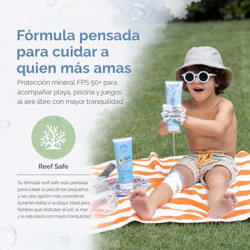OH! GANICS - Bloqueador Mineral en Crema Kids 250 gr