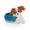 NICI 47890 Sleeping Pets, Puppies, Sleeping Cocker Spaniel in Basket,