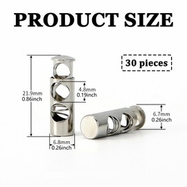 MIUPOO Barbecue Skewer Clamps,Barbecue Buckle,Baking Fixing Clip,Kabob Skewers with Push Bar,Metal Meat Clips,30 Pieces.