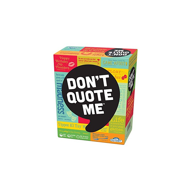 Outset Media Don't Quote Me - Test Your Knowledge of