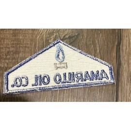 Vintage Amarillo oil Co patch 4 Inch Advertising