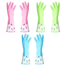 USHXVG 3 Pairs Of Dust Gloves, Microfiber Gloves, Cleaning Gloves, Car Wash Gloves, Household Cleaning Gloves, Reusable Wear-Resistant Gloves