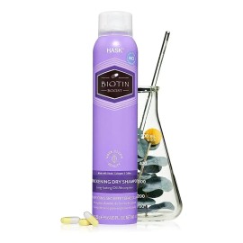 Hask Shampoo En Seco Fortalecedor Con Biotina