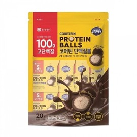 맛있는 코어틴 단백질볼 20그램 x 20pk Delicious Kourtin Protein Balls 20 grams x 20pk