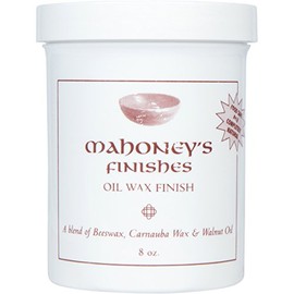 Mahoney's Finishes Walnut Oil Wax: Food Safe Wood Finish For Salad Bowls, Cutting Boards or Furniture Fast Drying Utility Wood Protectant