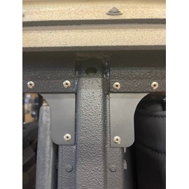 Military Door Gap Filler, 6 Pack, Aluminum Angle, 4 Door Cab for B-Pillar and C-Pillar Weatherizing, Waterproofing, Hard Or Soft Doors, Compatible with Humvee M998 Hummer H1