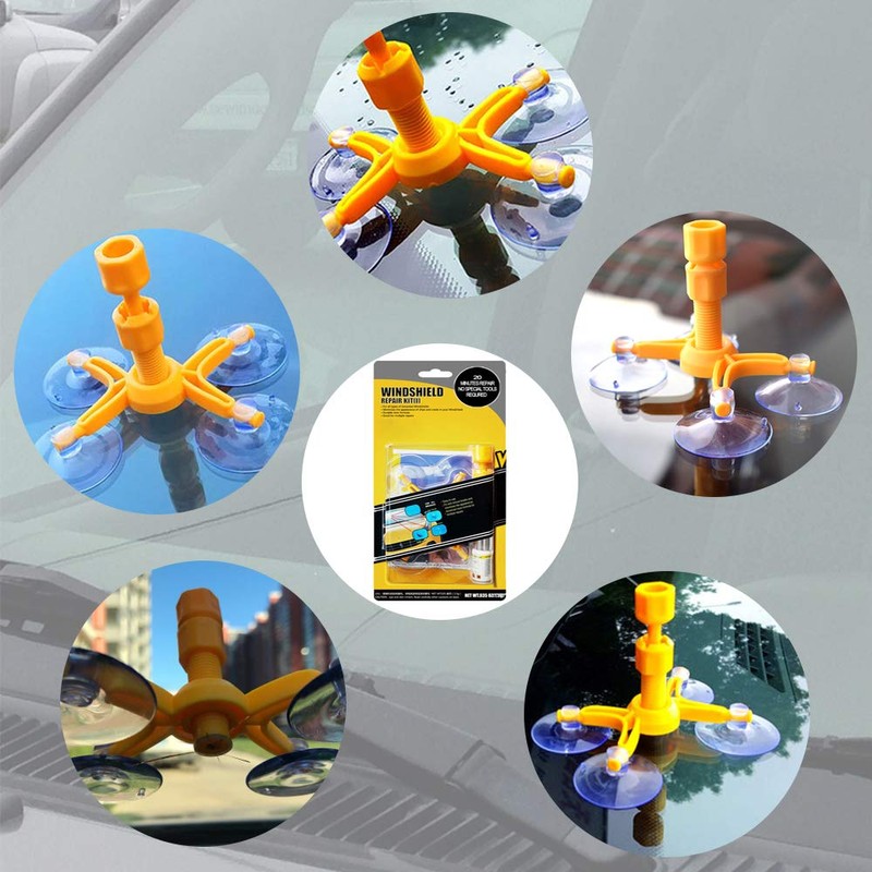 RITYHOFT Windshield Repair Tool Glass Repair Crack Repair Resin