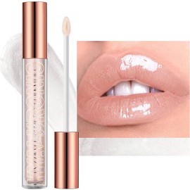 Brillo labial transparente con brillo, voluminizador, hidratante de alta calidad