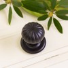 Antikas - Black Antique Iron Door Knob with Rose