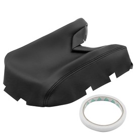 laffoonparts Black Leather Center Console Lid Armrest Cover Skin, Leather Armrest Center Console Lid Cover, Replacement for Acura TL 2009-2012 (Leather Only)