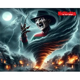 Gottlieb Freddy Nightmare on Elm Street Pinball Machine Custom Translite 05