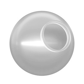 KASTLITE 10" VC Frost Acrylic Lamp Post Globe | Smooth Textured with 3.91" Fitter Neck | Manufactured in the USA