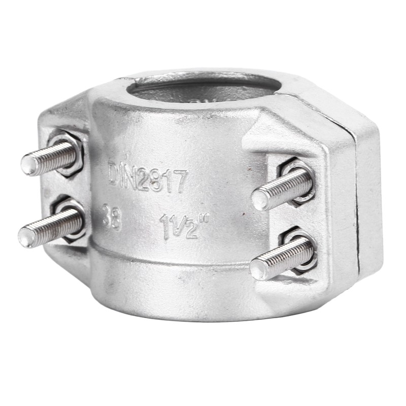 Pipe Hanger Bracket Clamp 304 Stainless Steel 2 Pieces TC