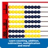 Learning Resources 2-Color Desktop Abacus, Red Frame, Color Coded, Math