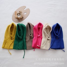 Kids' Balaclava Winter Hat Beanie Earflap Hat lf3300 Free Size/49-53cm Rose Red 3ea