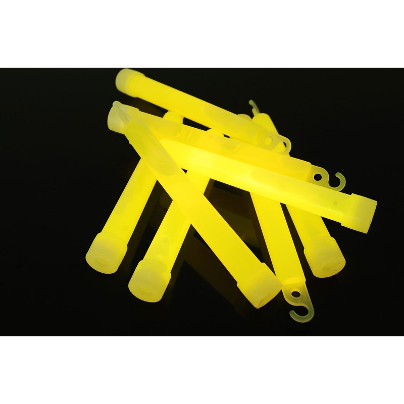 DirectGlow 6 inch 15mm Premium Glow Sticks with Lanyards 12+