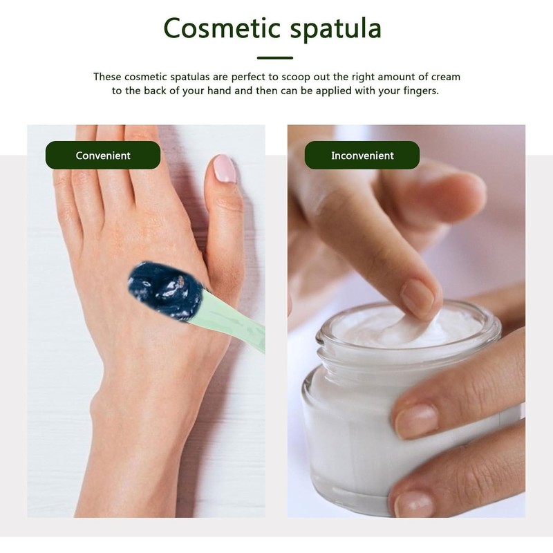 Espátula de Maquillaje de Plástico, Set de Mezclar Aplicador Cosmético