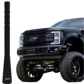 VMS 4.6 INCH SHORT BLACK ANTENNA FOR FORD F150 F250 F350 ALL YEARS ALL MODELS
