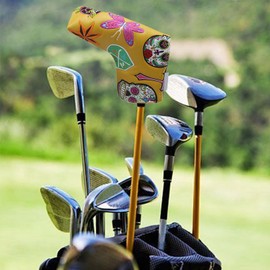 Golf Putter Covers,Waterproof Golf Putter Head Covers Magnetic Putter Cover - Reusable Golf Head Cover Club Head Covers for L-Shaped Putters