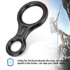Climbing Rappel, Aluminum Alloy Peak Rescue Terminal 8 Descender Belaying