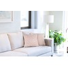 Emma Barclay Lush Luxury Faux Rabbit Fur Cushion Cover (Blush