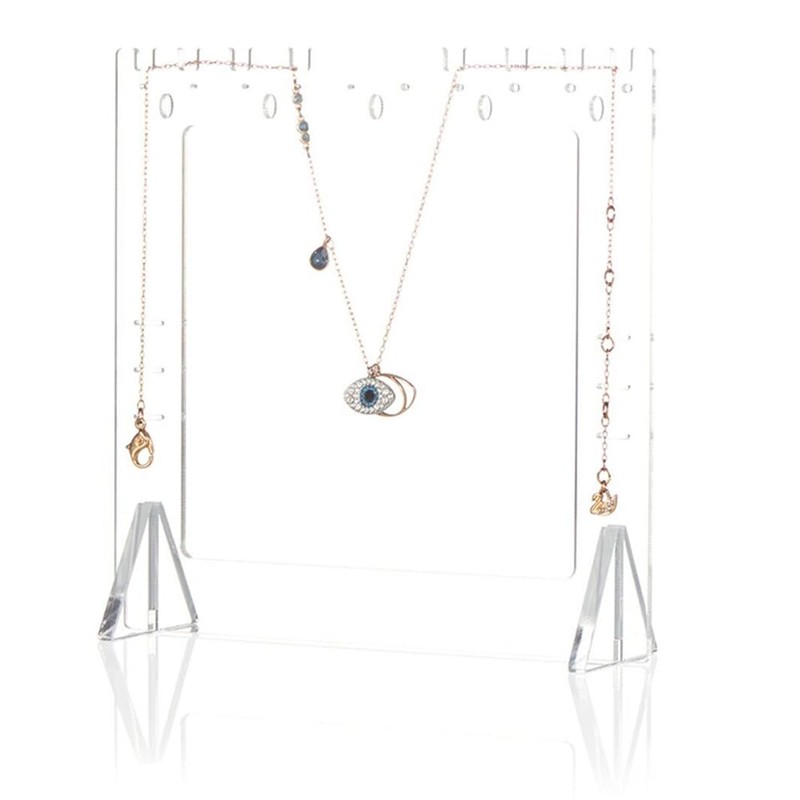 RENIAN Jewelry Photography Props Board Acrylic Frame Tabletop Stand for